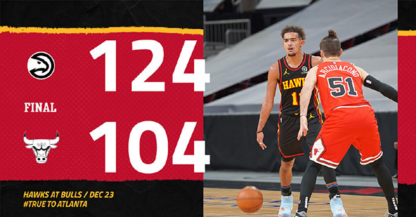 <a href=/lanqiu360zb/hawks/ target=_blank class=infotextkey>老鹰</a>124-104大胜<a href=/lanqiu360zb/bulls/ target=_blank class=infotextkey>公牛</a>