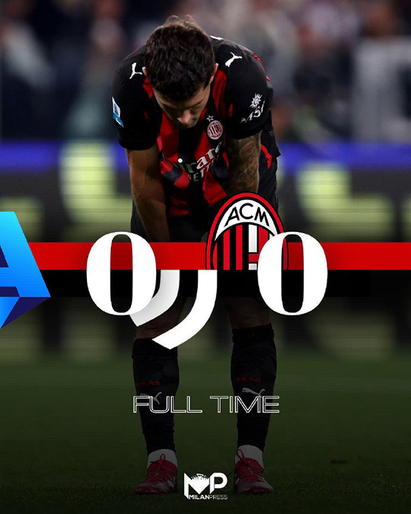 意甲：AC米兰0-0尤文 S-希门尼斯造点普利西奇失点